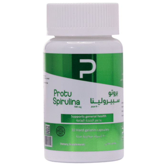 protu-spirulina-30-capsules بروتو سبيرولينا - 30 كبسولة.
